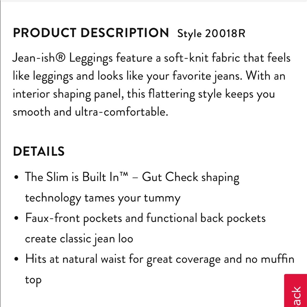 SOLD Spanx White Jean-ish Leggings - Picture 3 of 4